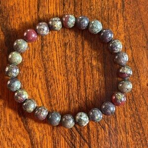 8mm Natural Dragon Blood Jasper